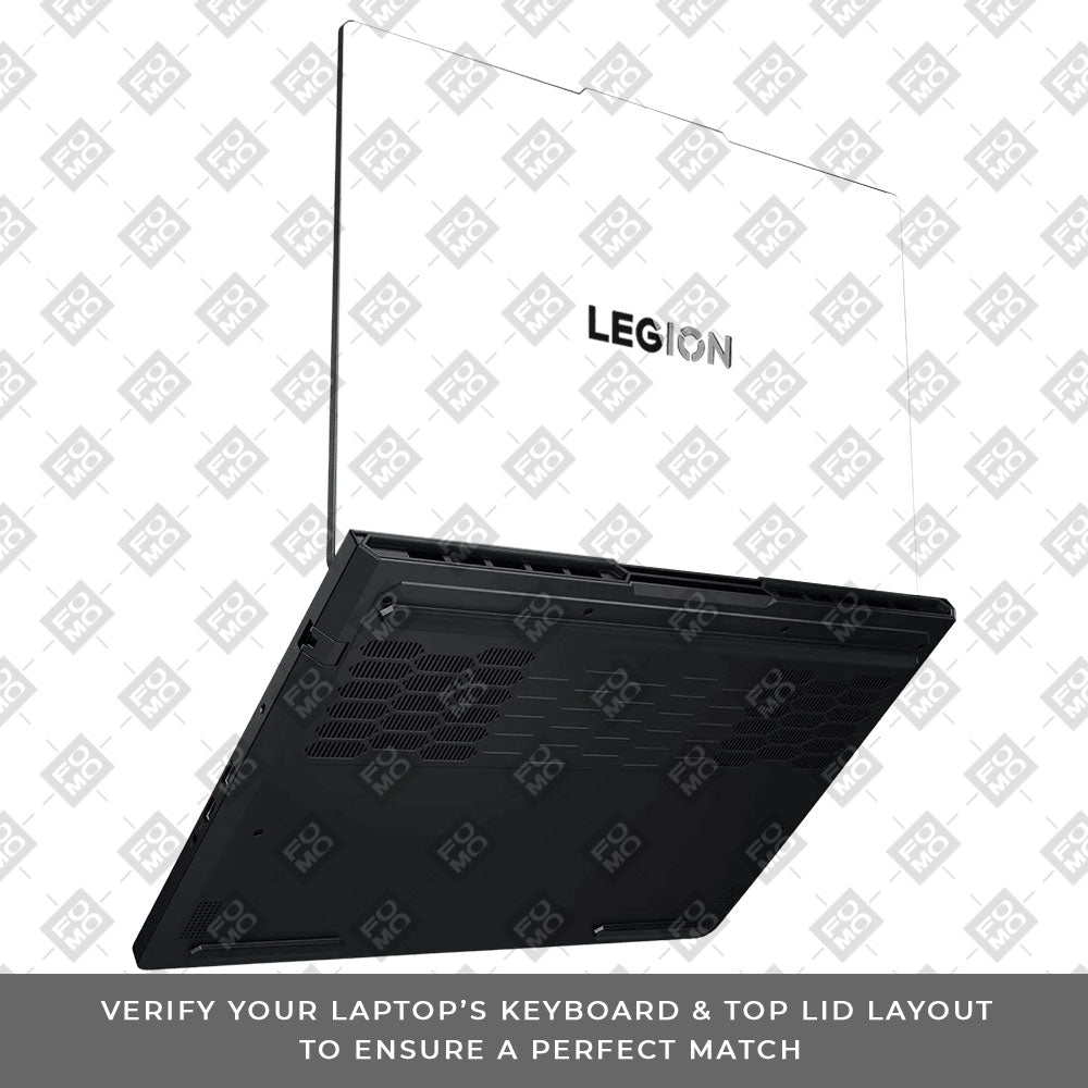 Textured White Lenovo Legion Pro 5 16ADR10 Laptop Skin