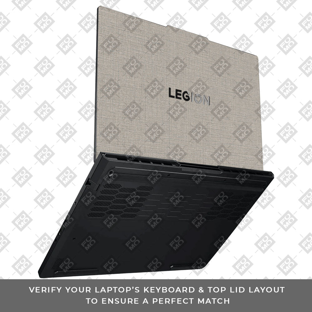 Textured Fabric Grey Lenovo Legion Pro 5 16ADR10 Laptop Skin