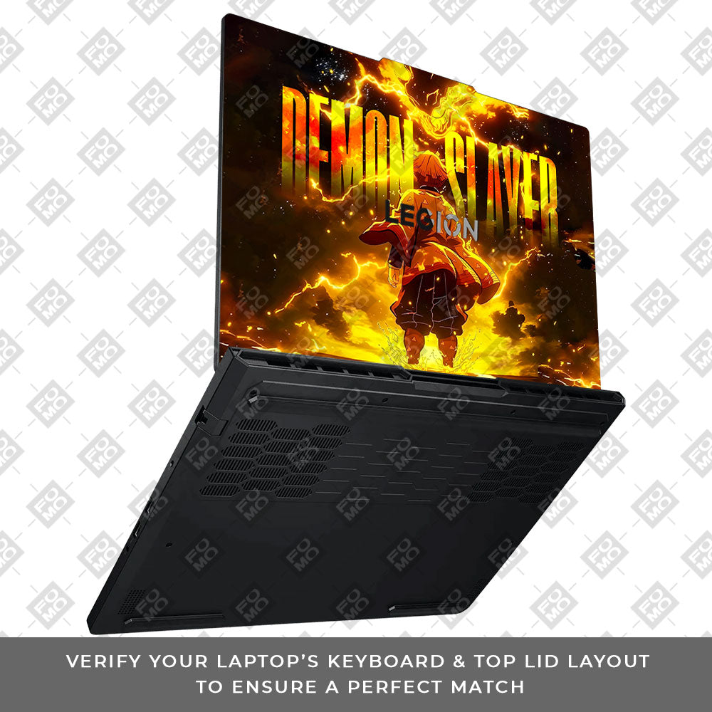 Zenitsu Lightning Strike Lenovo Legion Pro 5 16ADR10 Laptop Skin