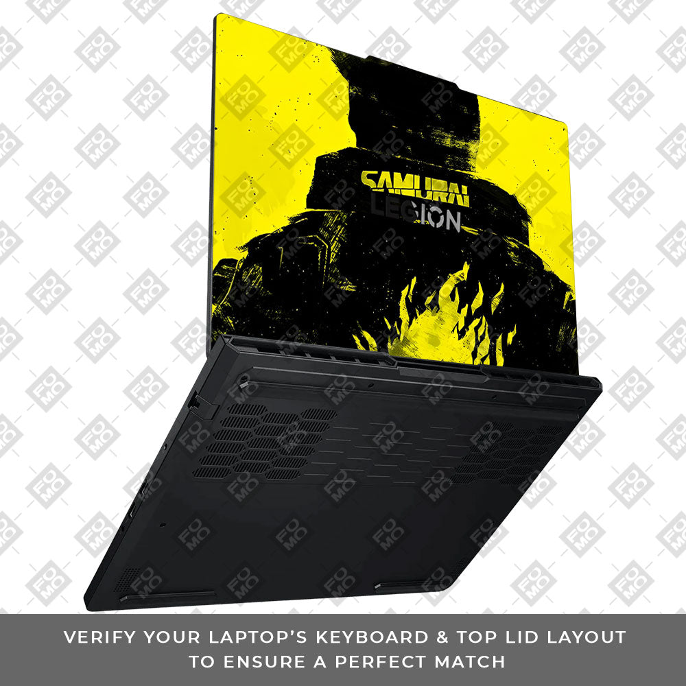 Backlit SAMURAI Jacket Lenovo Legion Pro 5 16ADR10 Laptop Skin