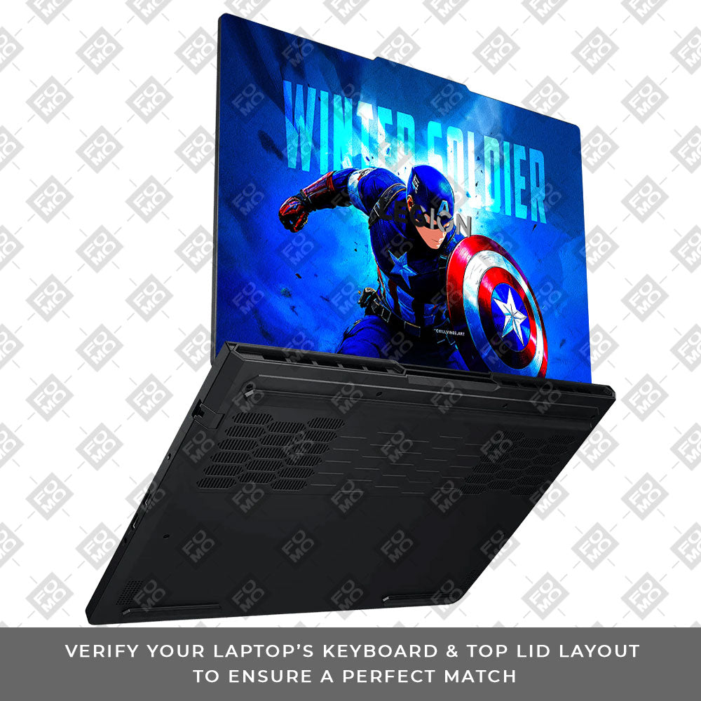 Shield of Justice Captain America Lenovo Legion Pro 5 16ADR10 Laptop Skin