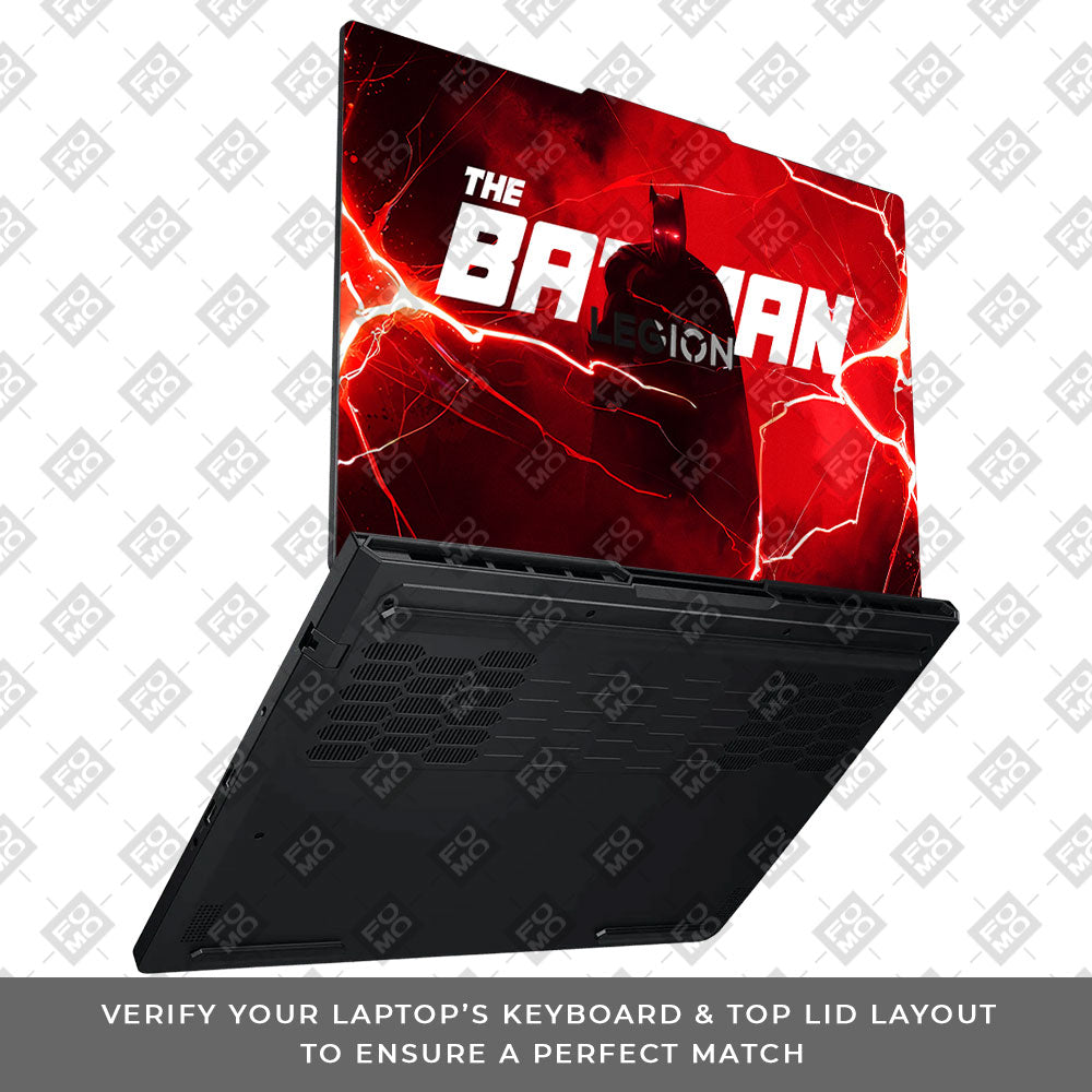 Red Rage Batman Lenovo Legion Pro 5 16ADR10 3D Laptop Skin