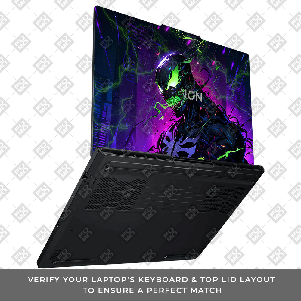 Venom Chaos Surge Lenovo Legion Pro 5 16ADR10 Laptop Skin