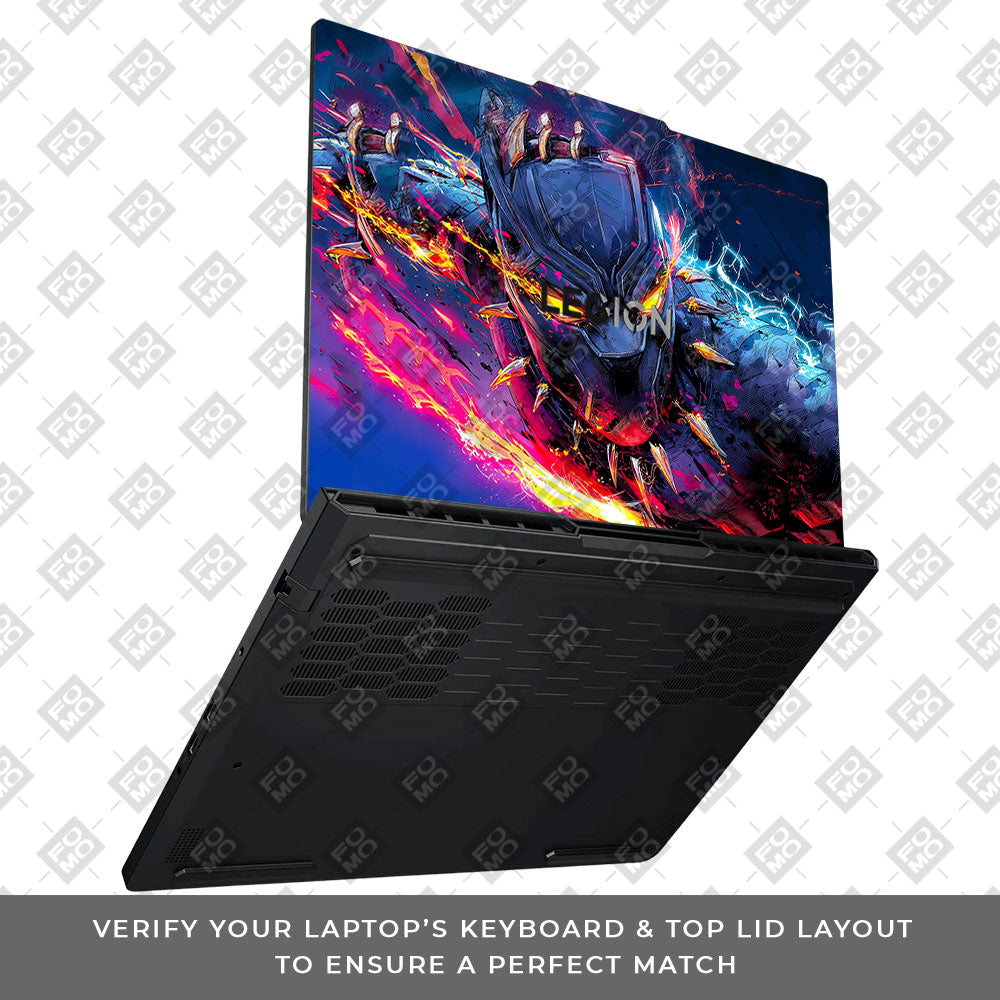 Vibranium Fury Wakandan Charge Lenovo Legion Pro 5 16ADR10 Laptop Skin