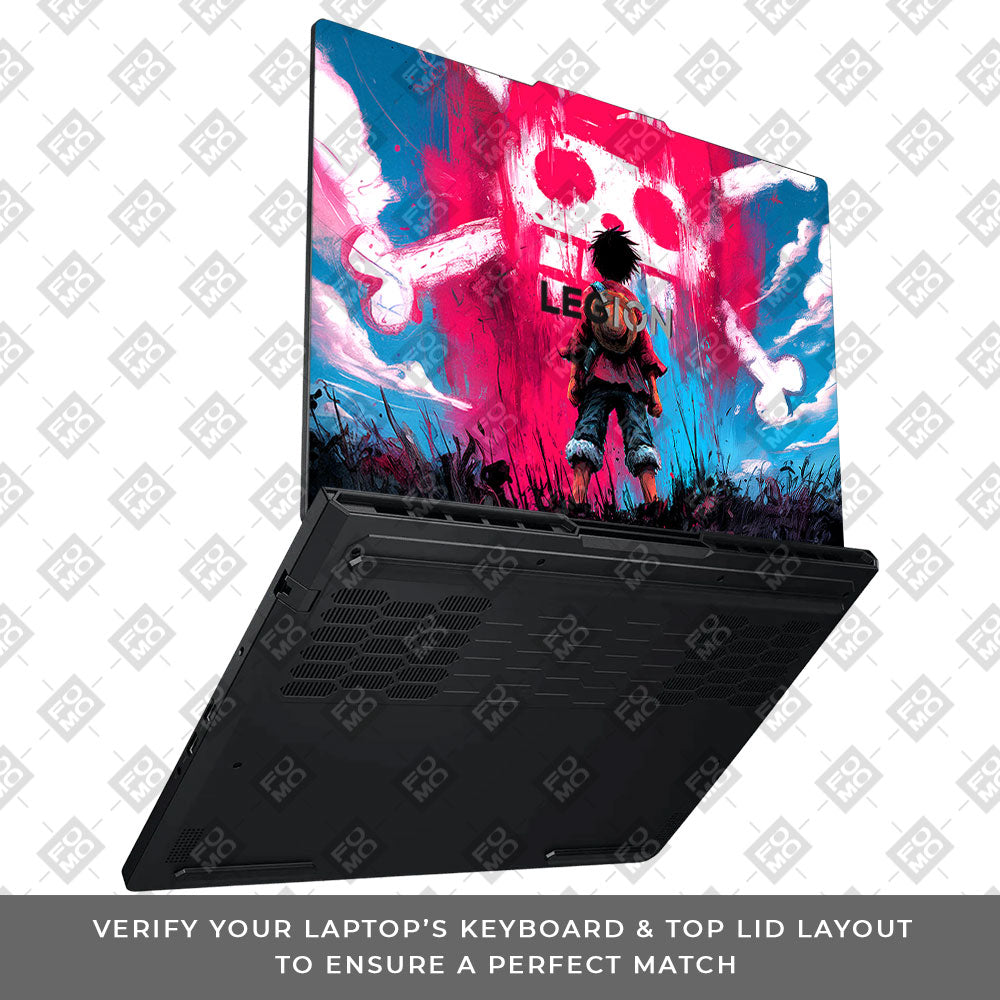 Straw Hat Graffiti One Piece Lenovo Legion Pro 5 16ADR10 Laptop Skin