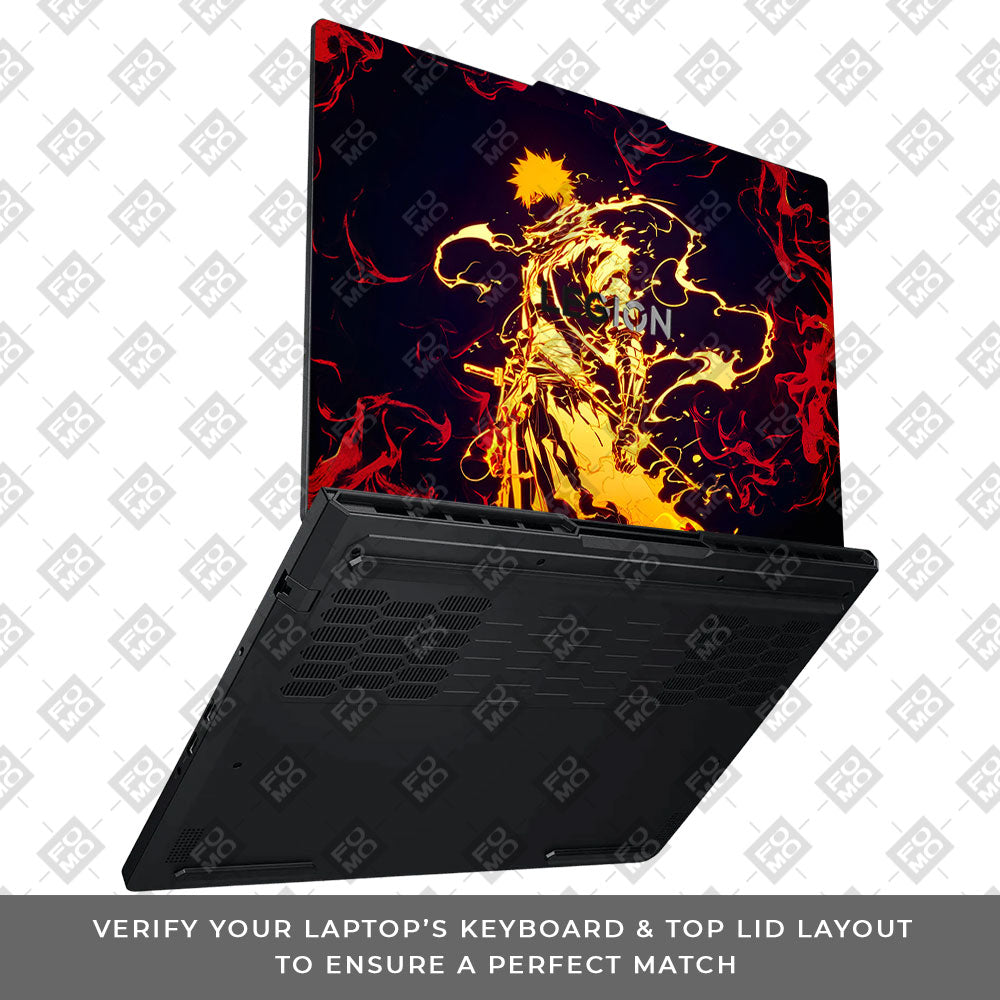 Bleach Ichigo Bankai Form Lenovo Legion Pro 5 16ADR10 Laptop Skin