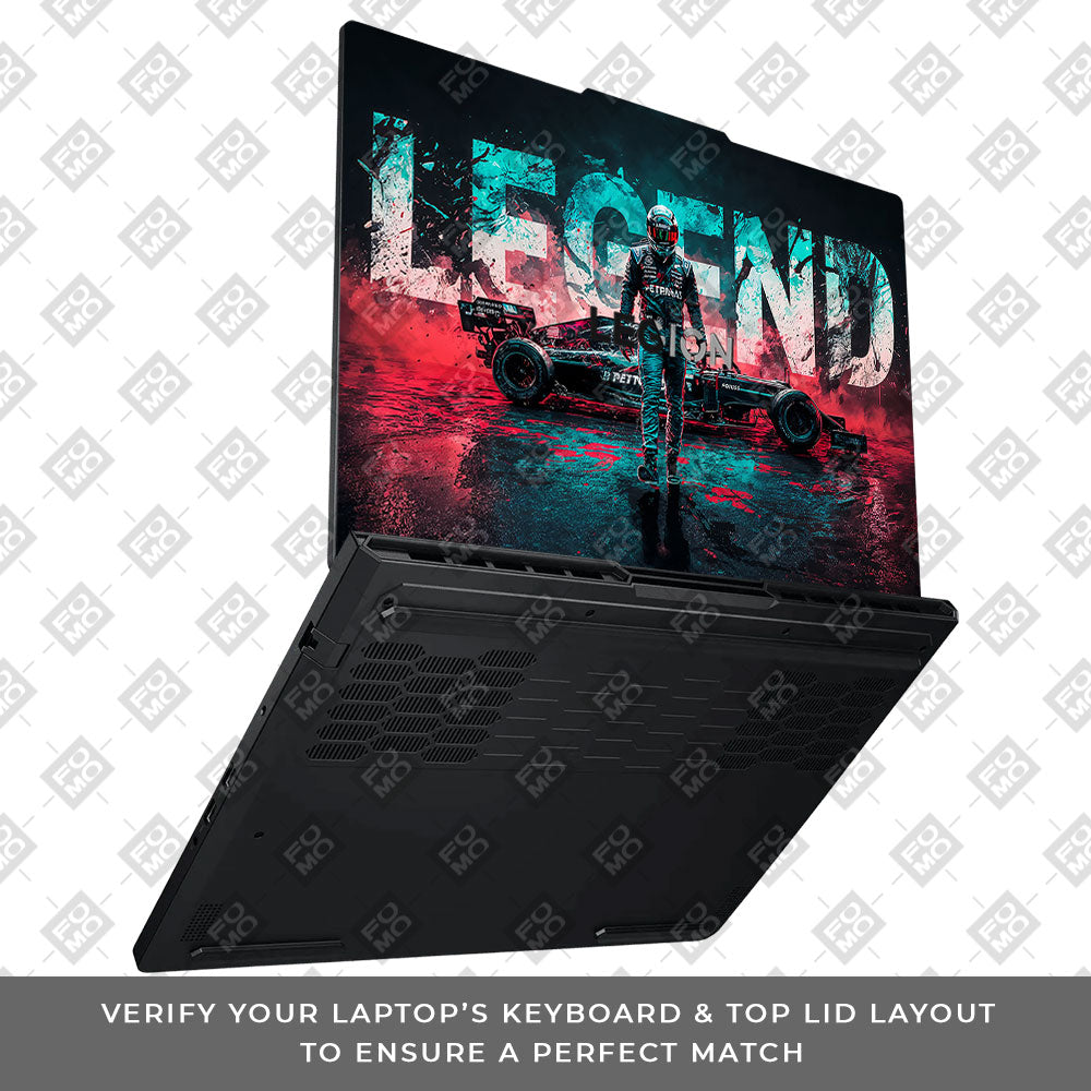 F1 Legend Racer Lenovo Legion Pro 5 16ADR10 Laptop Skin