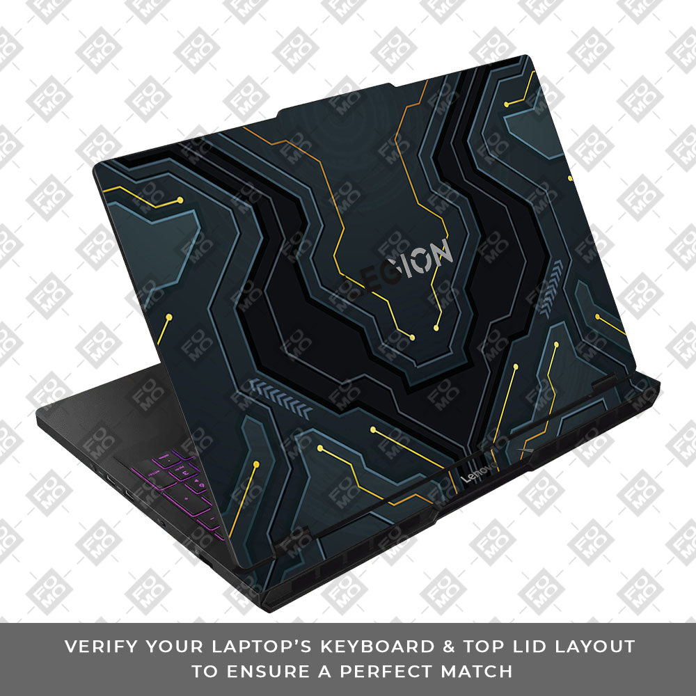 Futuristic Techno Lenovo Legion Pro 5 16AFR10 Laptop Skin