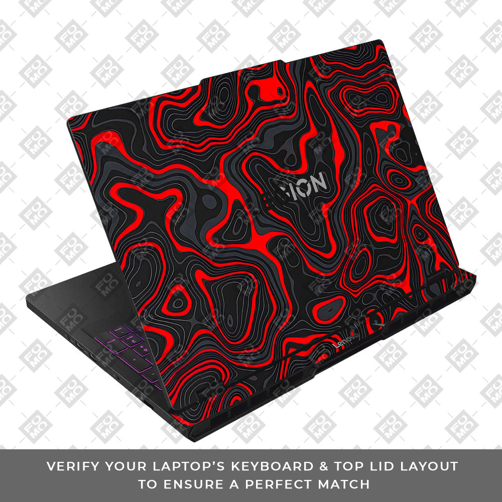 Crimson Waves Lenovo Legion Pro 5 16AFR10 Laptop Skin
