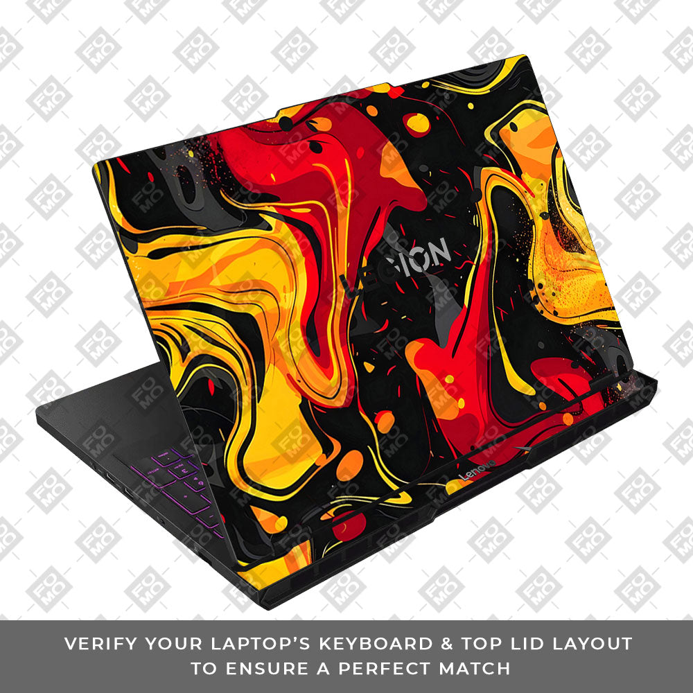 Lava Burst Lenovo Legion Pro 5 16AFR10 Laptop Skin