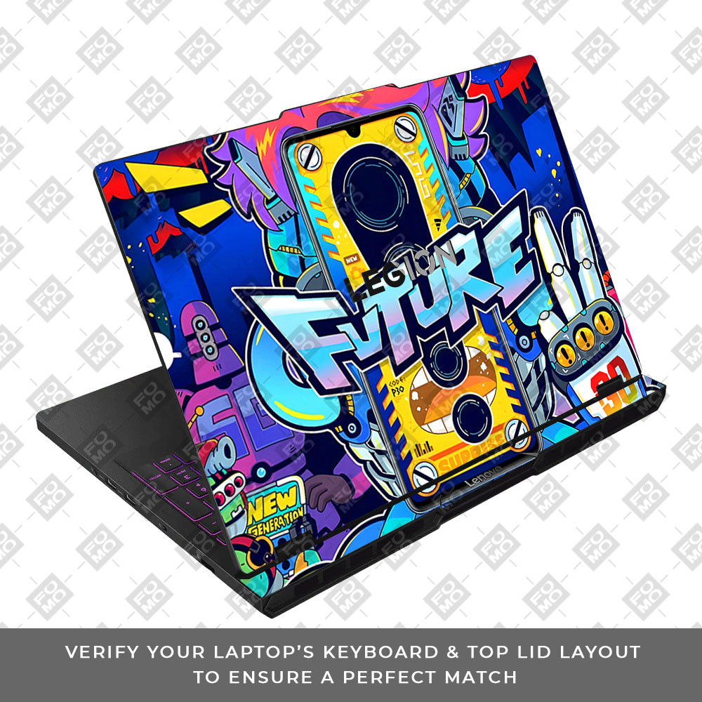 Futuristic Cyberpunk Vision Lenovo Legion Pro 5 16AFR10 Laptop Skin