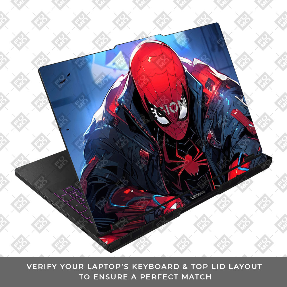 Spiderman Classic Lenovo Legion Pro 5 16AFR10 3D Laptop Skin