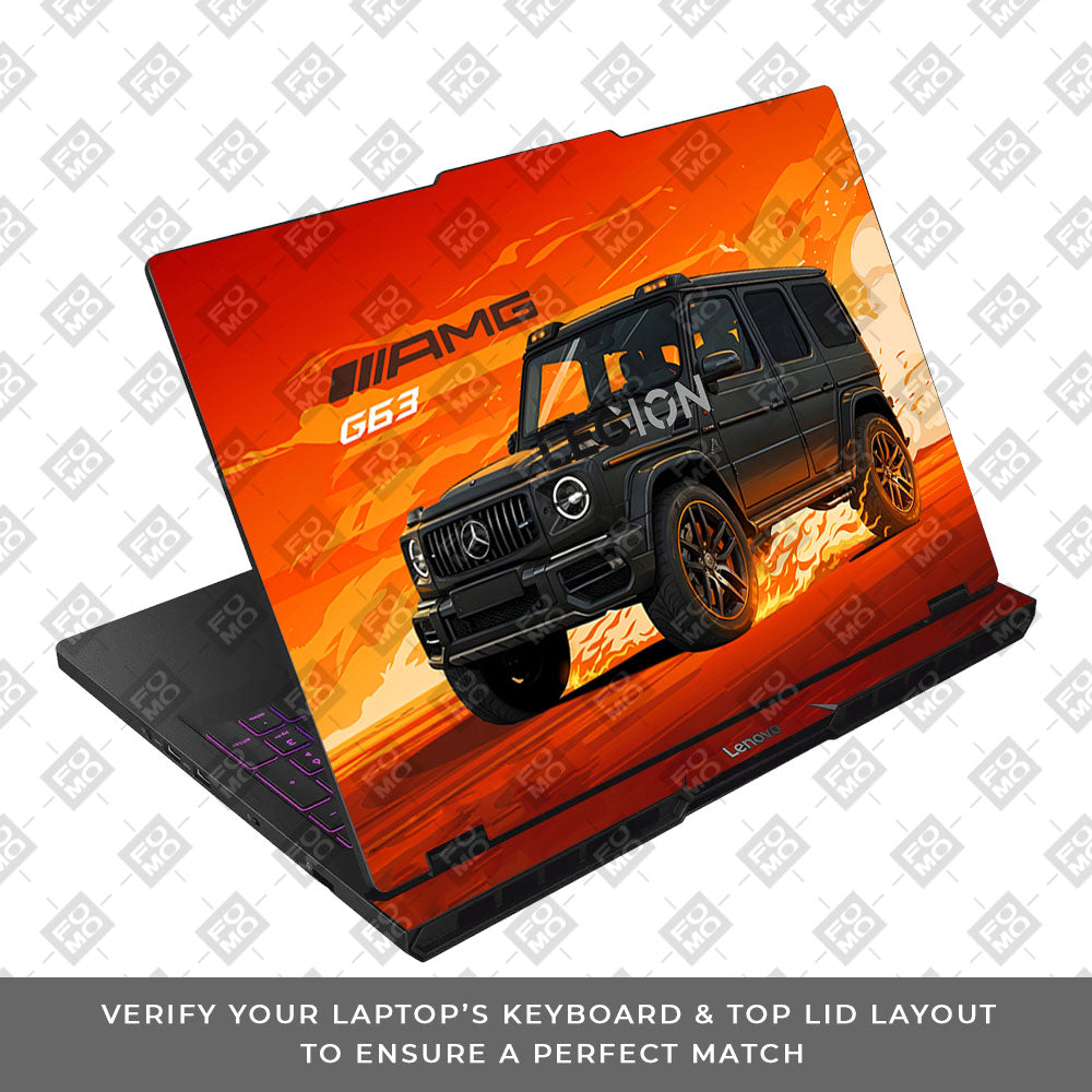 Mercedes AMG G63 Lenovo Legion Pro 5 16AFR10 Laptop Skin