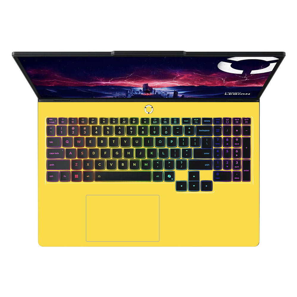 Textured Yellow Lenovo Legion Pro 5 16IAX10 Laptop Skin