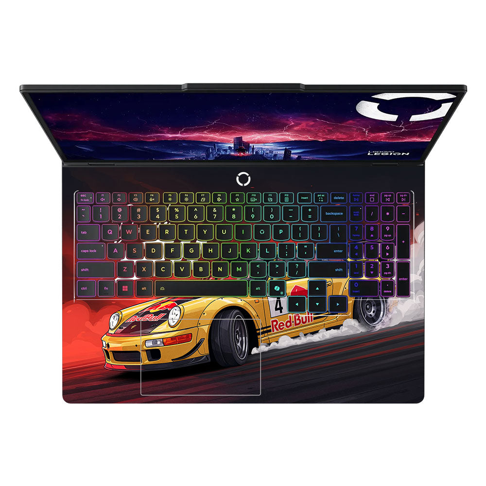 Porsche 911 Red Bull Classic Racer Lenovo Legion Pro 5 16IAX10 3D Laptop Skin