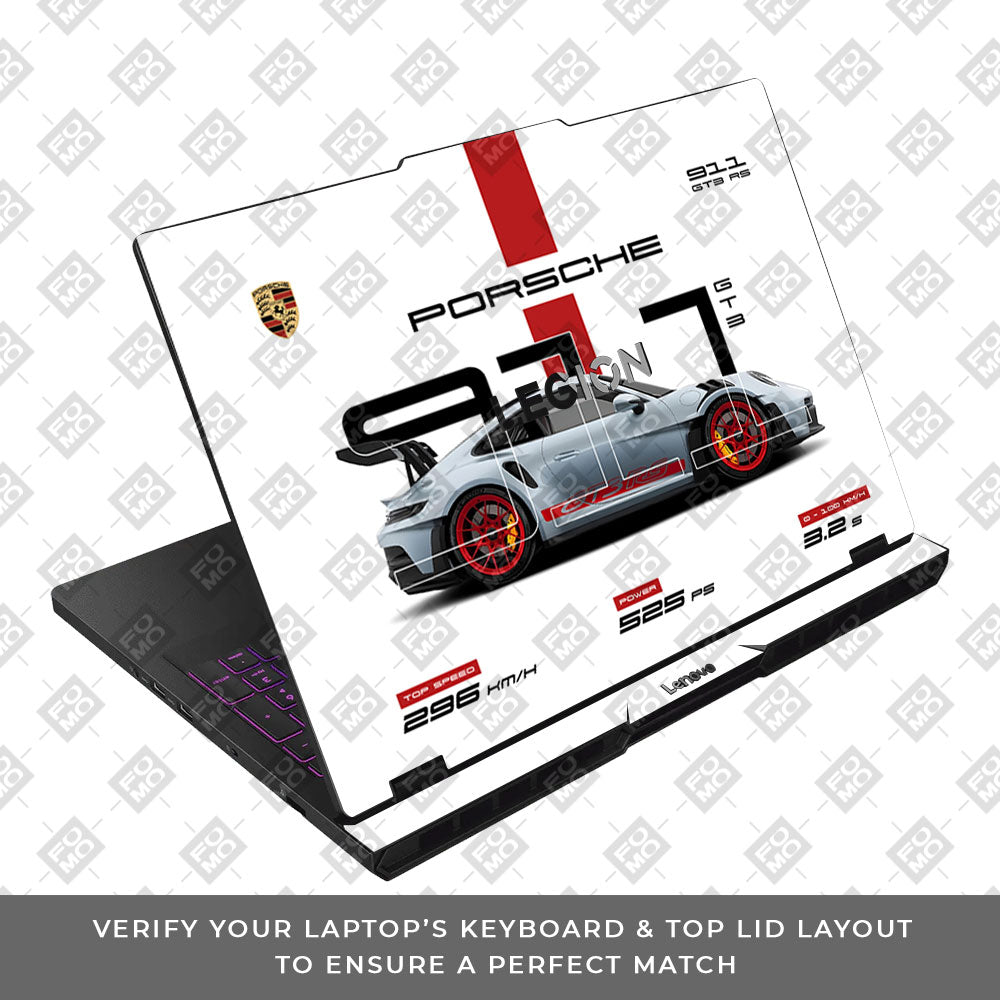 Porsche 911 GT3 RS Lenovo Legion Pro 5 16AFR10 Laptop Skin