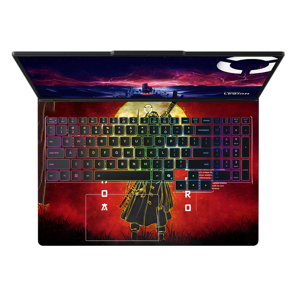 Zoro Under Golden Moon Lenovo Legion Pro 5 16ADR10 Laptop Skin