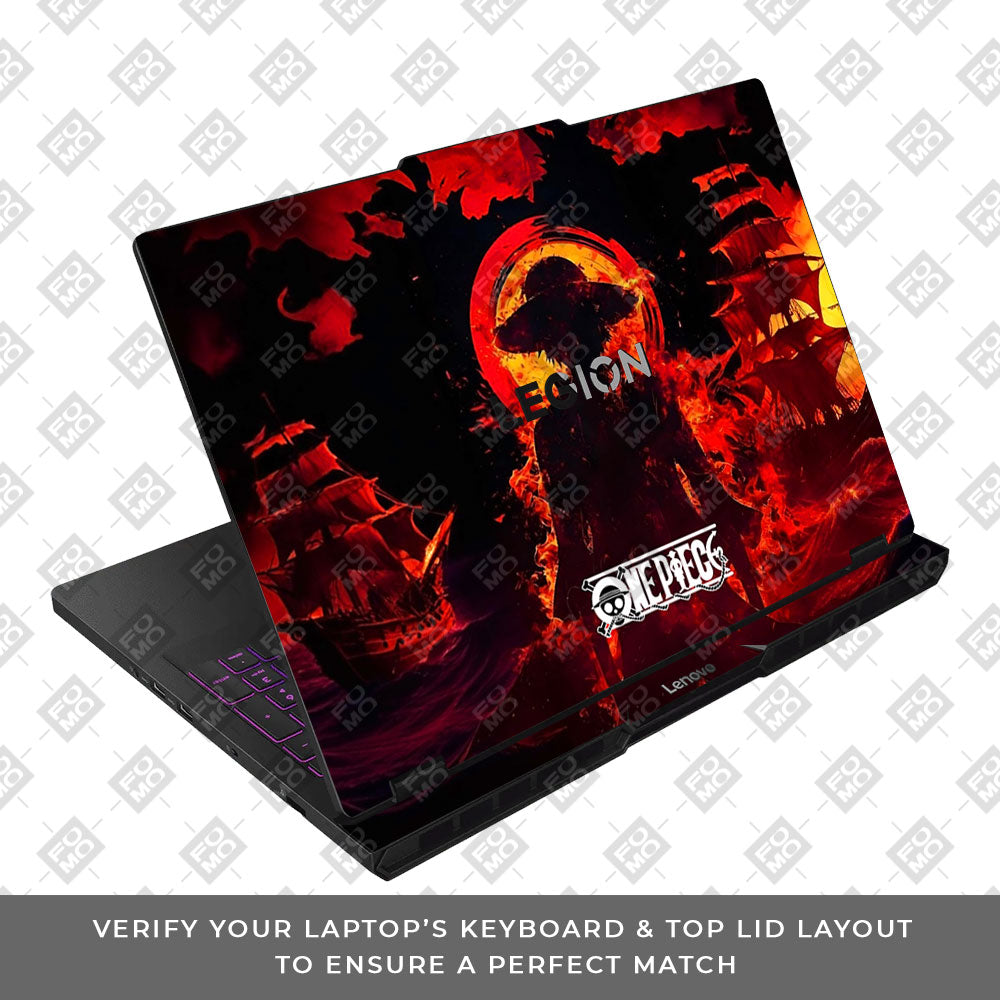 Luffy's Burning Tide Lenovo Legion Pro 5 16AFR10 Laptop Skin