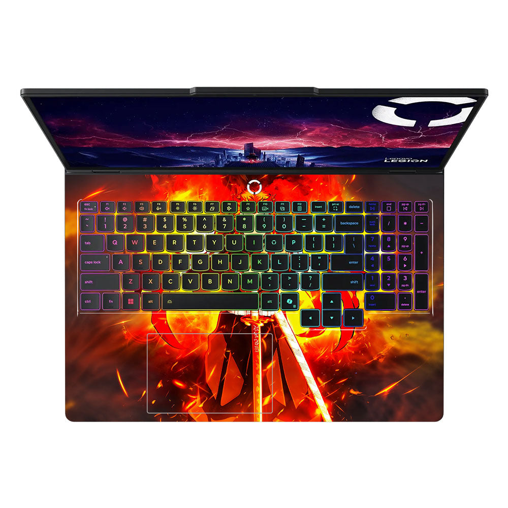 Flame Hashira Rengoku Lenovo Legion Pro 5 16ADR10 Laptop Skin