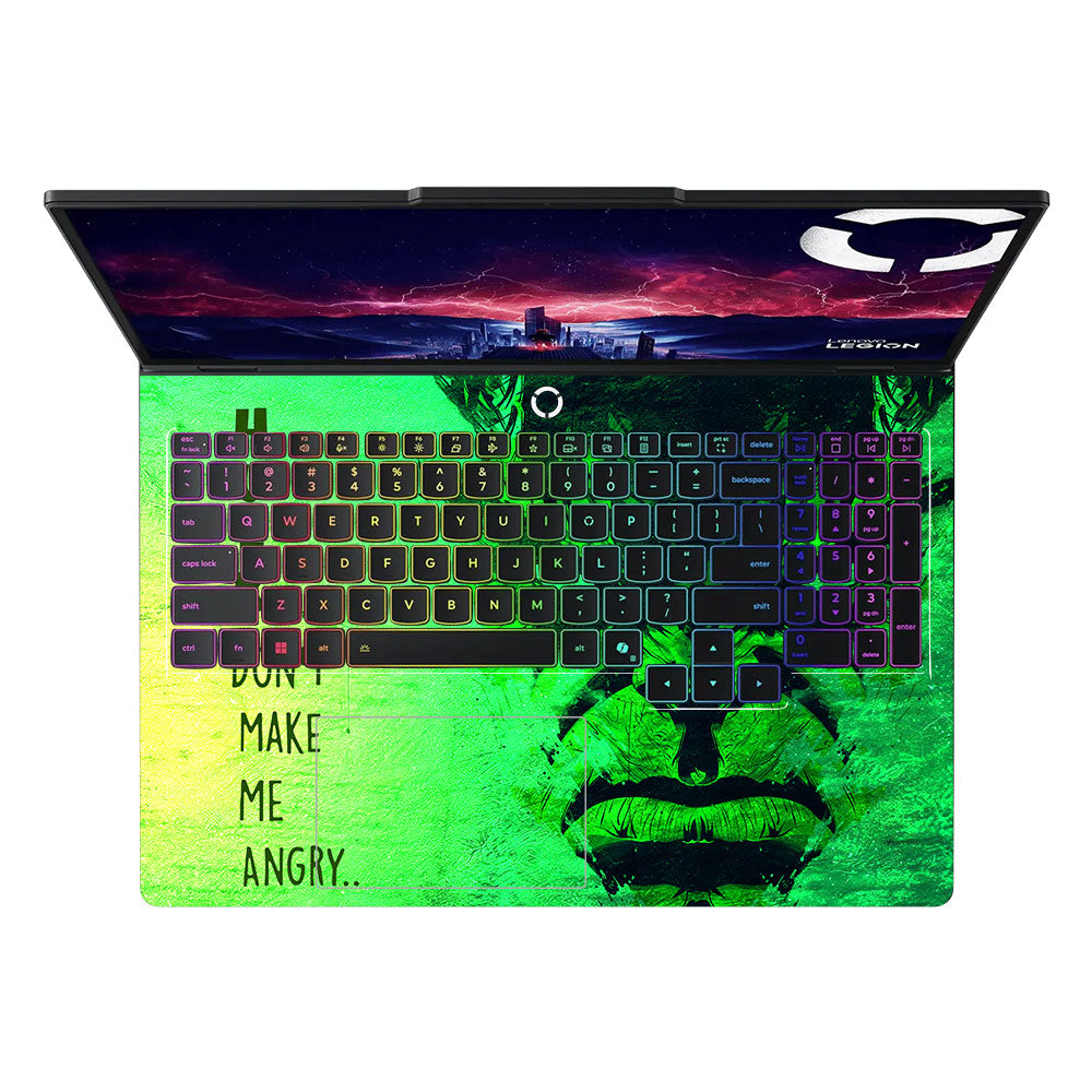Hulk Don't Make Me Angry Lenovo Legion Pro 5 16AFR10 Laptop Skin