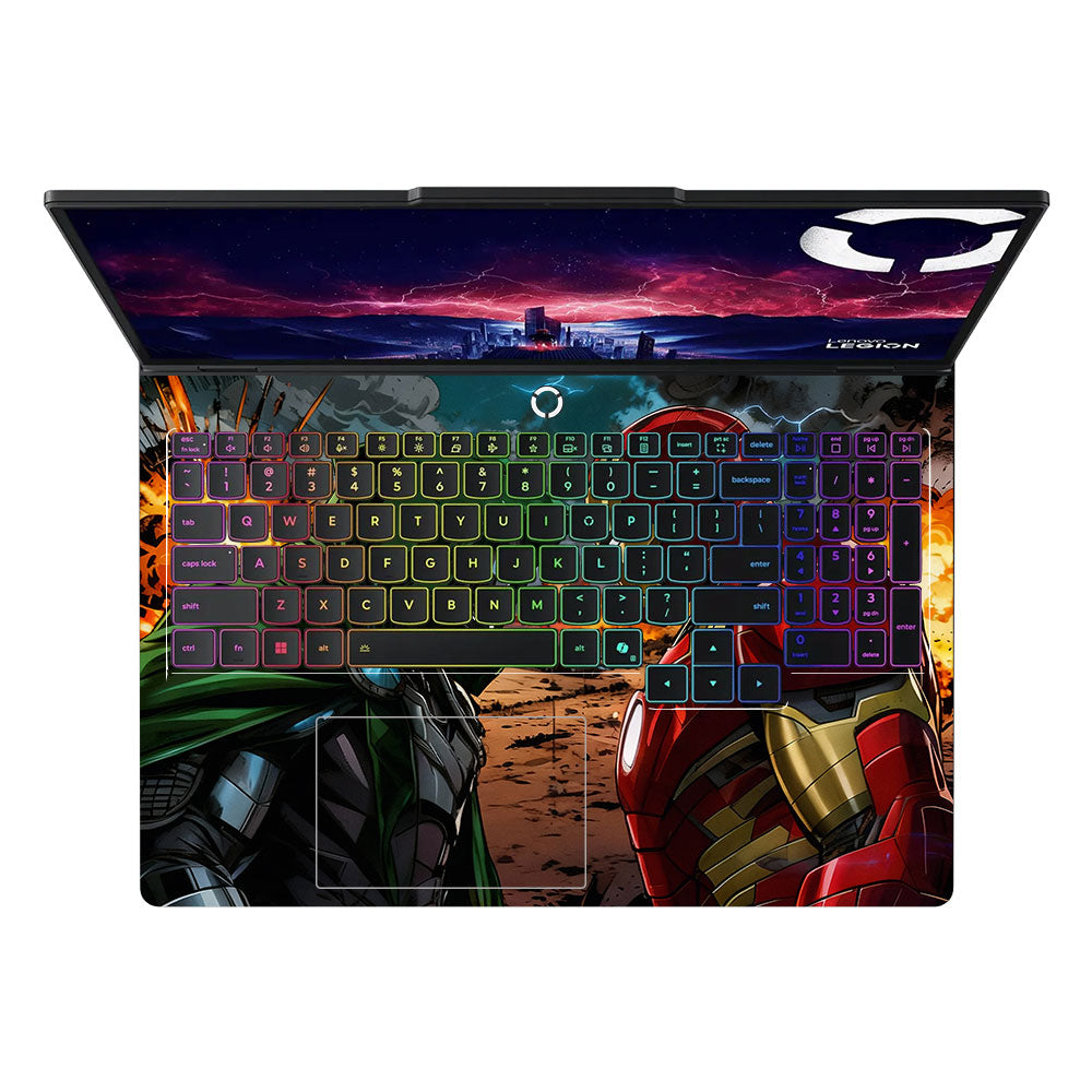 Iron Man vs Doom Lenovo Legion Pro 5 16IAX10 3D Laptop Skin