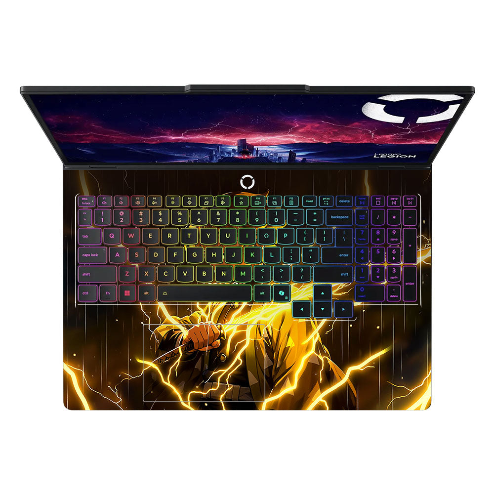 Thunder Soul Lightning Zenitsu Lenovo Legion Pro 5 16IAX10 3D Laptop Skin