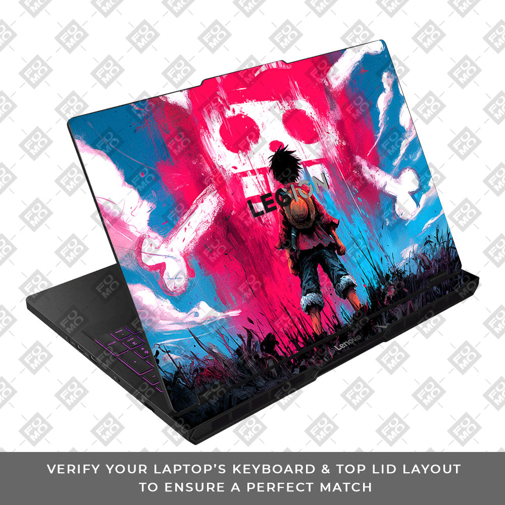 Straw Hat Graffiti One Piece Lenovo Legion Pro 5 16AFR10 Laptop Skin