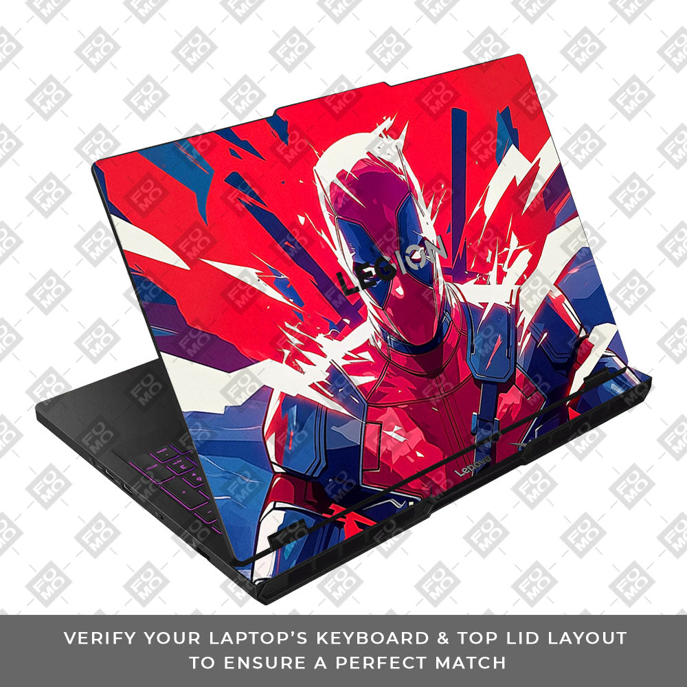 Deadpool Power Burst Lenovo Legion Pro 5 16AFR10 Laptop Skin