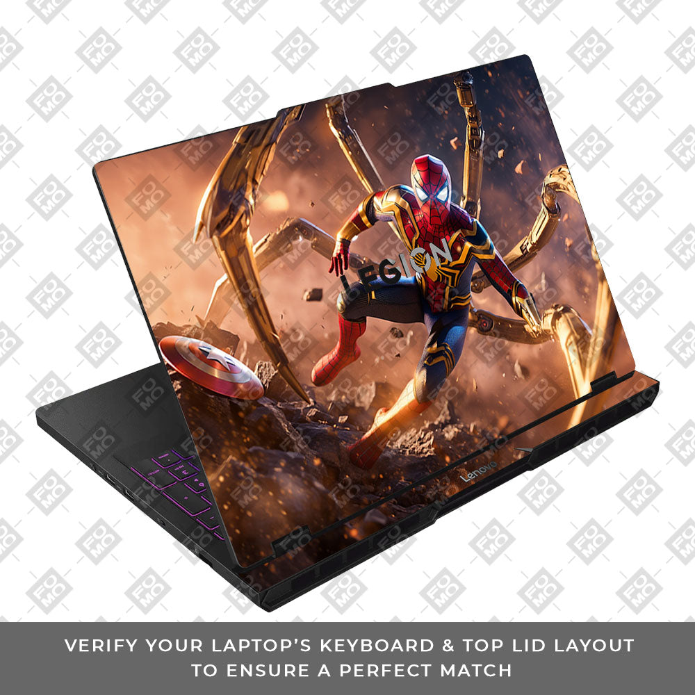 Spider Man Mech Arms Lenovo Legion Pro 5 16AFR10 Laptop Skin