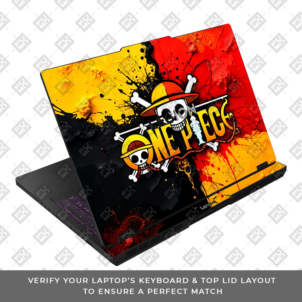 One Piece Paint Splash Lenovo Legion Pro 5 16AFR10 Laptop Skin
