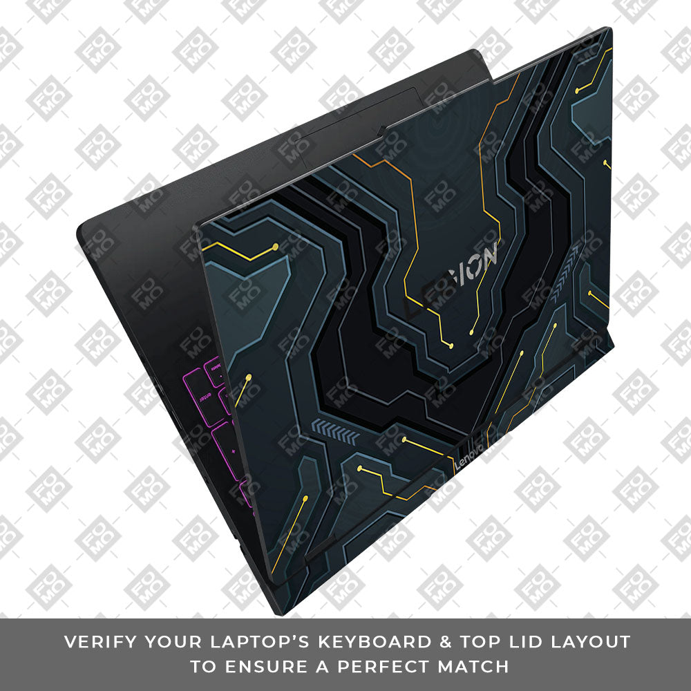 Futuristic Techno Lenovo Legion Pro 5 16IAX10 Laptop Skin