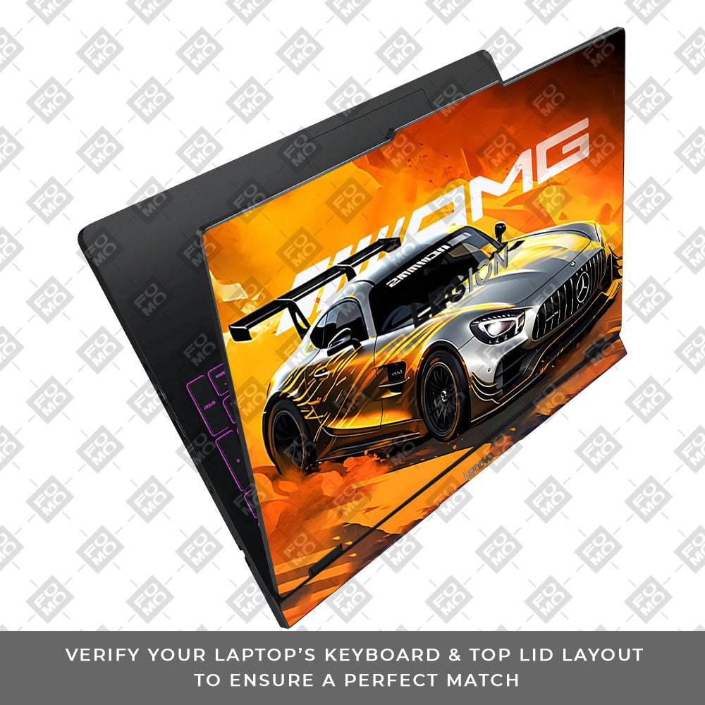 Mercedes AMG GT Lenovo Legion Pro 5 16IAX10 Laptop Skin