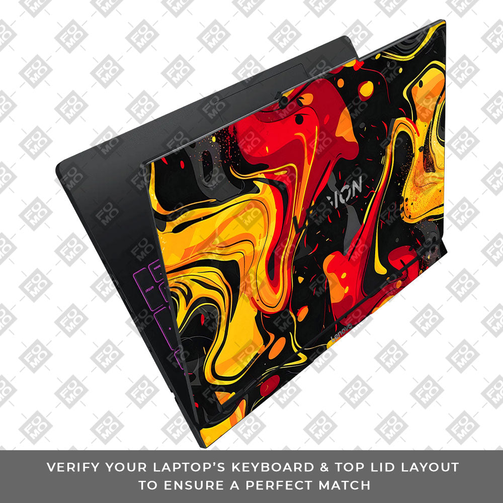 Lava Burst Lenovo Legion Pro 5 16IAX10 Laptop Skin