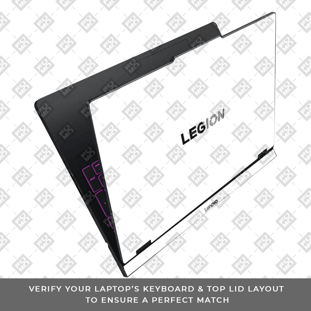 Textured White Lenovo Legion Pro 5 16IAX10 Laptop Skin