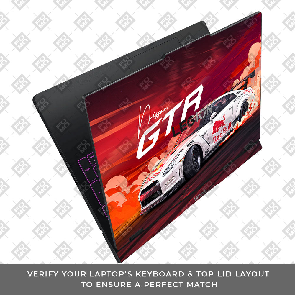 Nissan GTR Red Bull Drift Fury Lenovo Legion Pro 5 16IAX10 Laptop Skin