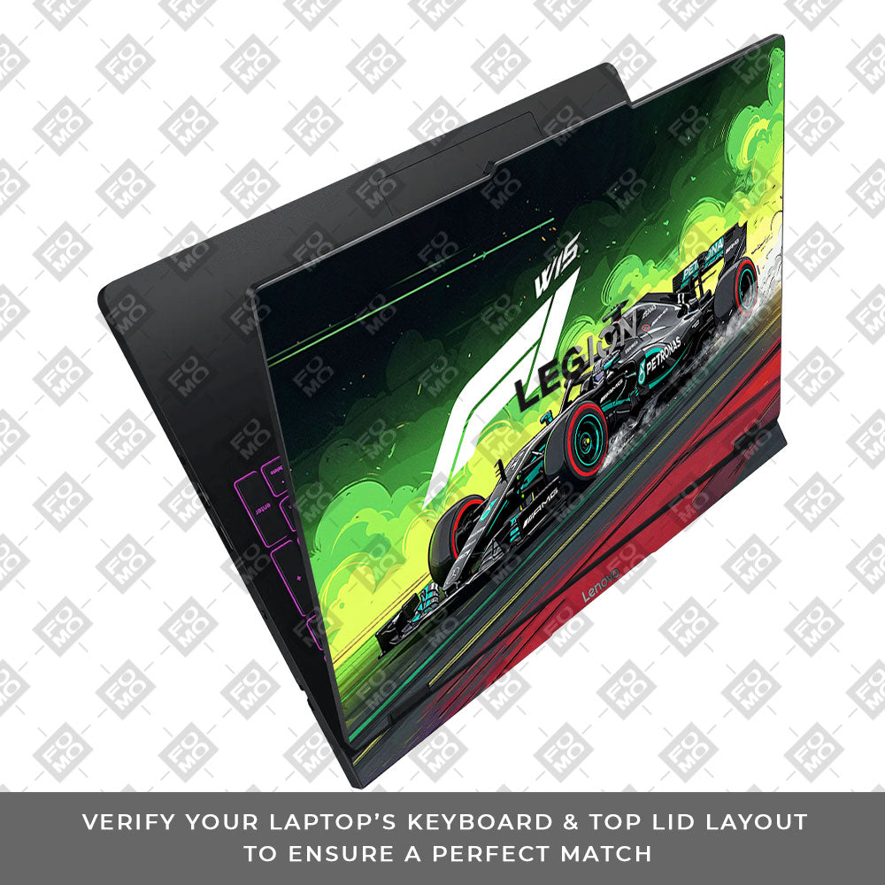 W15 F1 Red Bull x AMG Velocity Lenovo Legion Pro 5 16IAX10 Laptop Skin