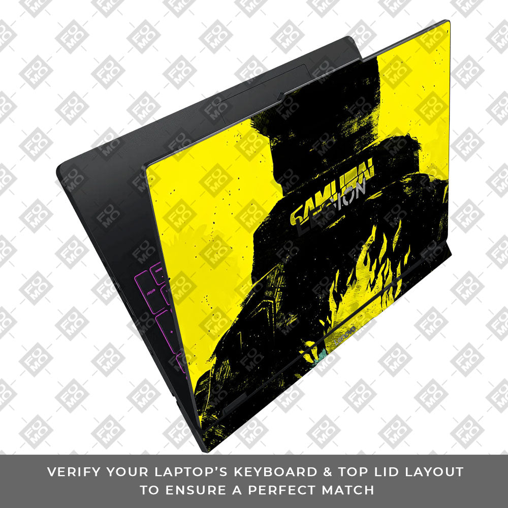 Backlit SAMURAI Jacket Lenovo Legion Pro 5 16IAX10 Laptop Skin