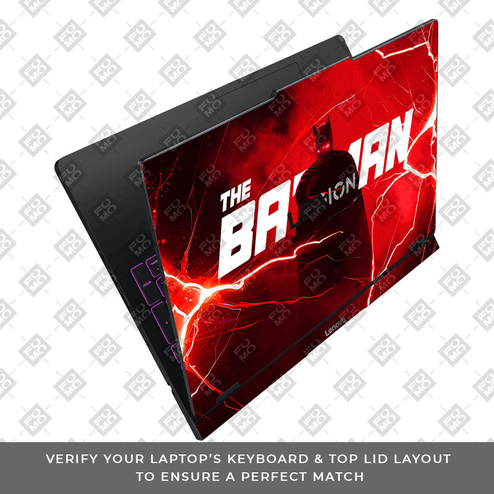 Red Rage Batman Lenovo Legion Pro 5 16IAX10 3D Laptop Skin