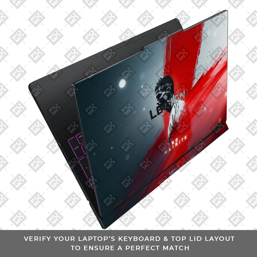 No Limits Ronaldo Spirit Lenovo Legion Pro 5 16IAX10 Laptop Skin