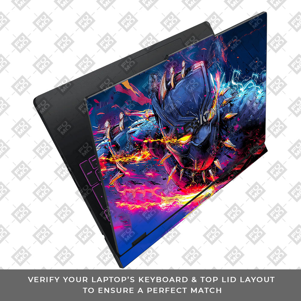 Vibranium Fury Wakandan Charge Lenovo Legion Pro 5 16IAX10 Laptop Skin