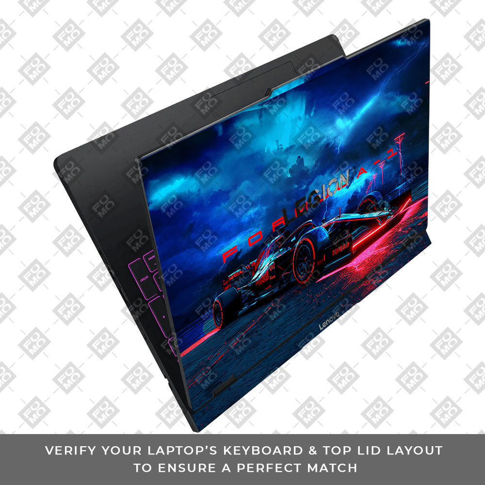 Fututristic Formula 1 Lenovo Legion Pro 5 16IAX10 Laptop Skin