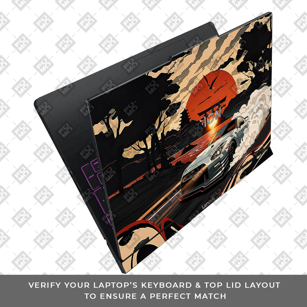 Samurai Rising Sun GTR Lenovo Legion Pro 5 16IAX10 Laptop Skin