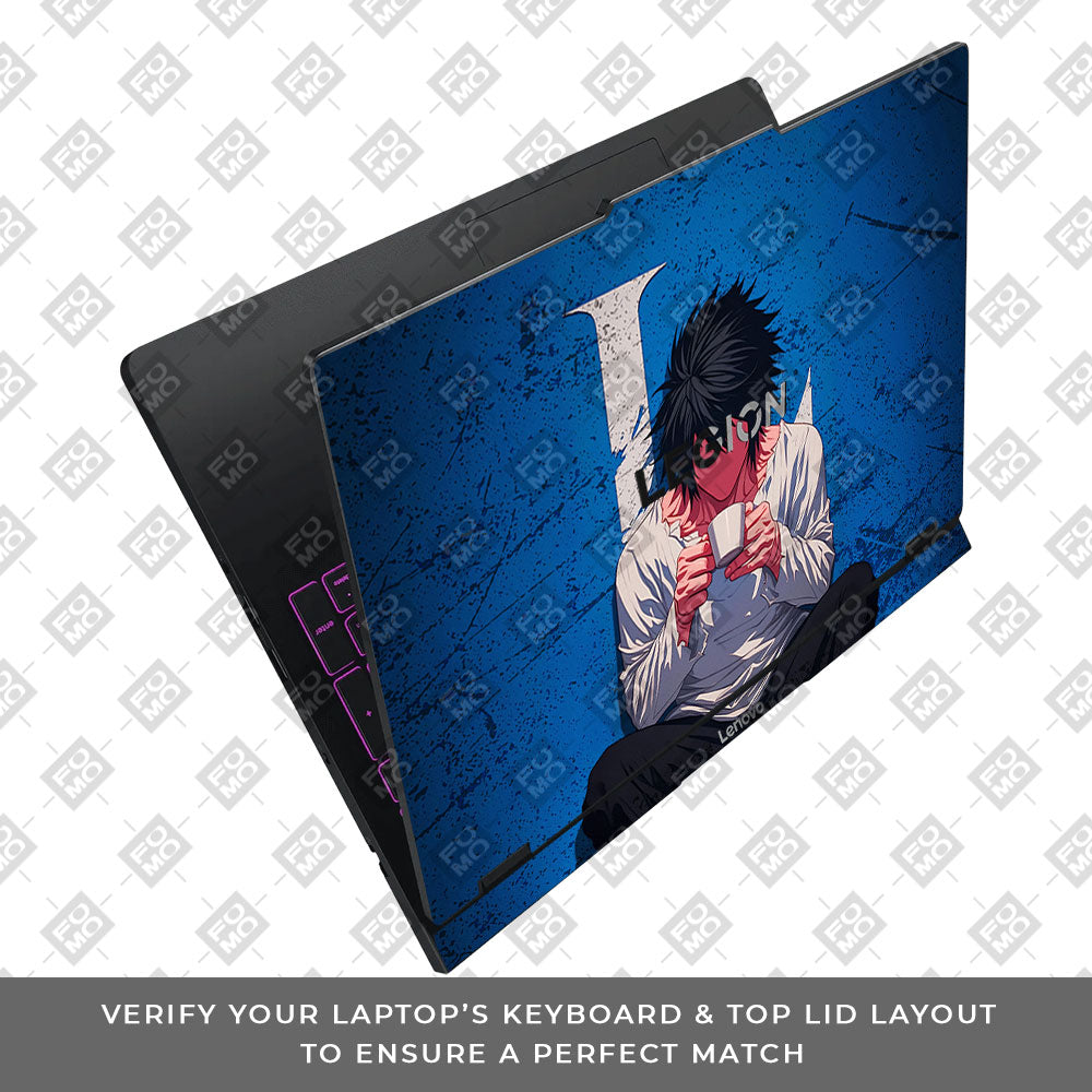 Death Note L Lawliet Lenovo Legion Pro 5 16IAX10 Laptop Skin
