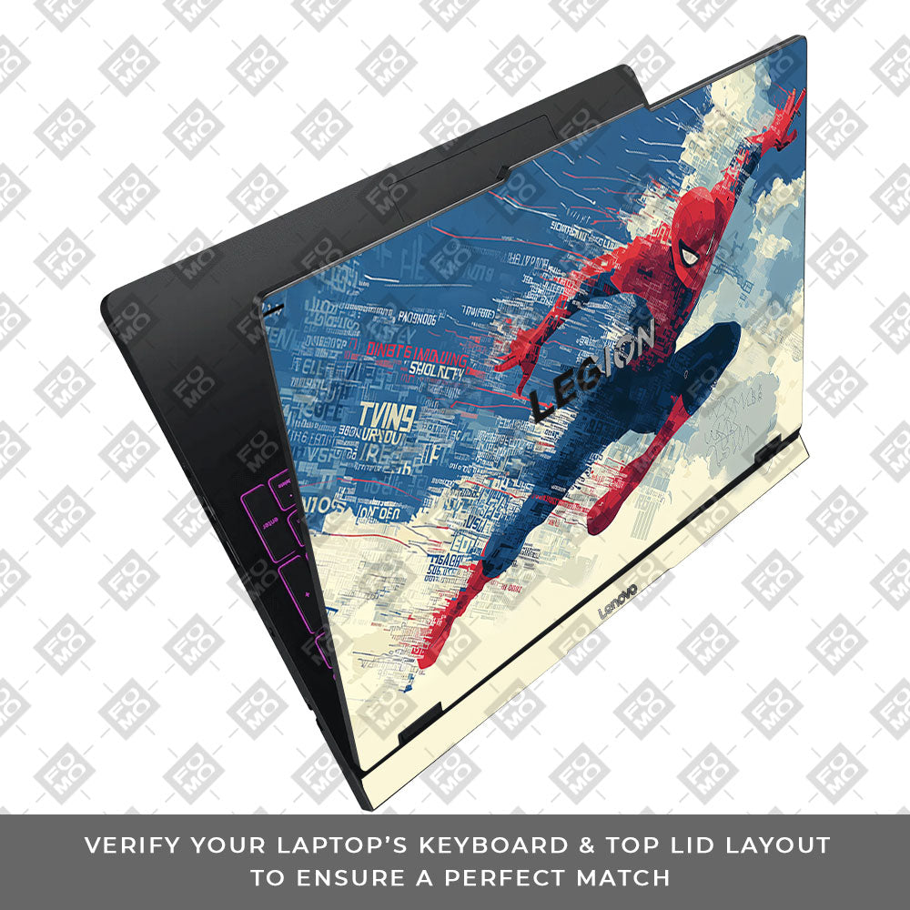 Spiderman Velocity Lenovo Legion Pro 5 16IAX10 Laptop Skin