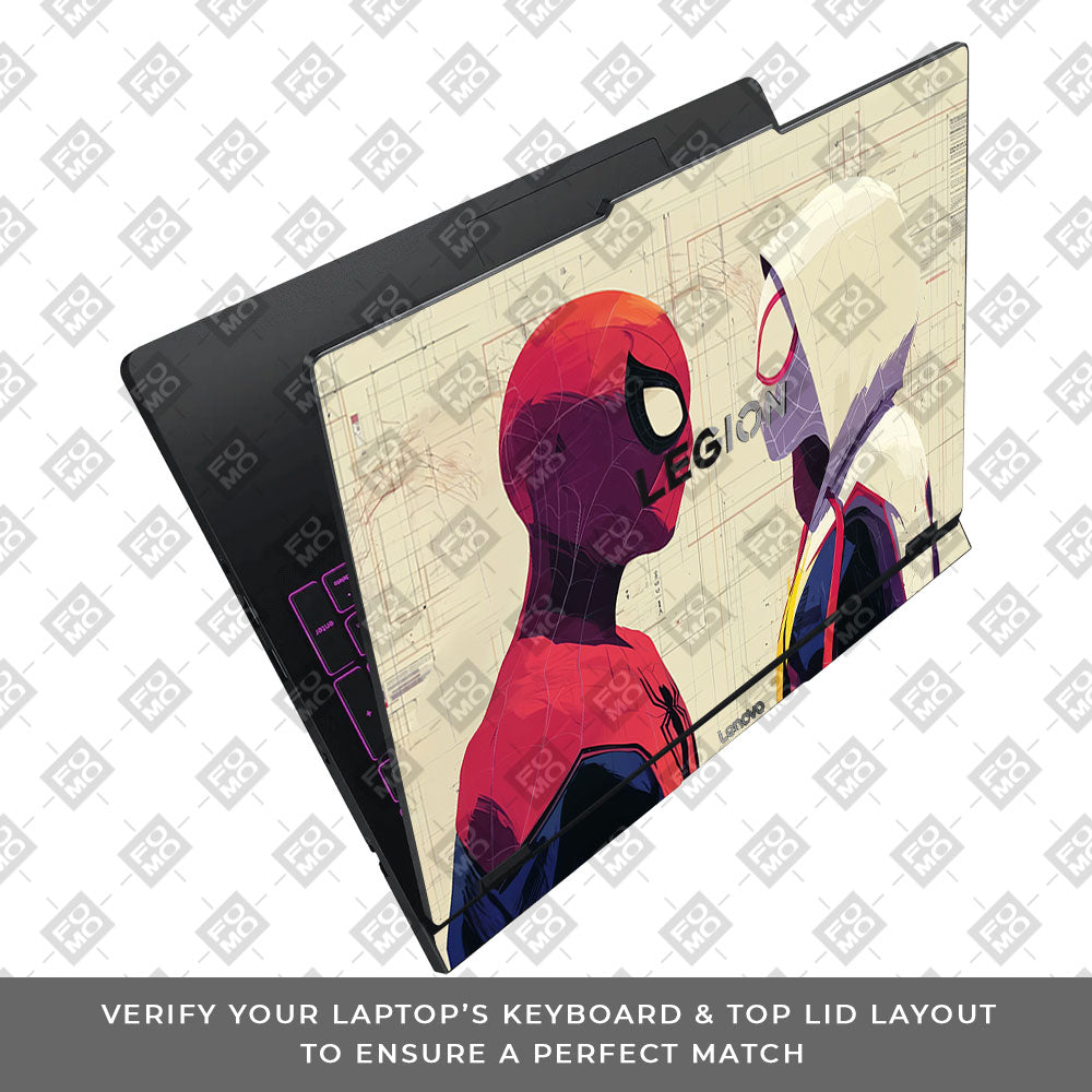 Spider Man X Spider Gwen Lenovo Legion Pro 5 16IAX10 Laptop Skin