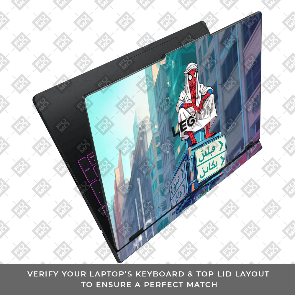 Arabian Spider Man Lenovo Legion Pro 5 16IAX10 Laptop Skin