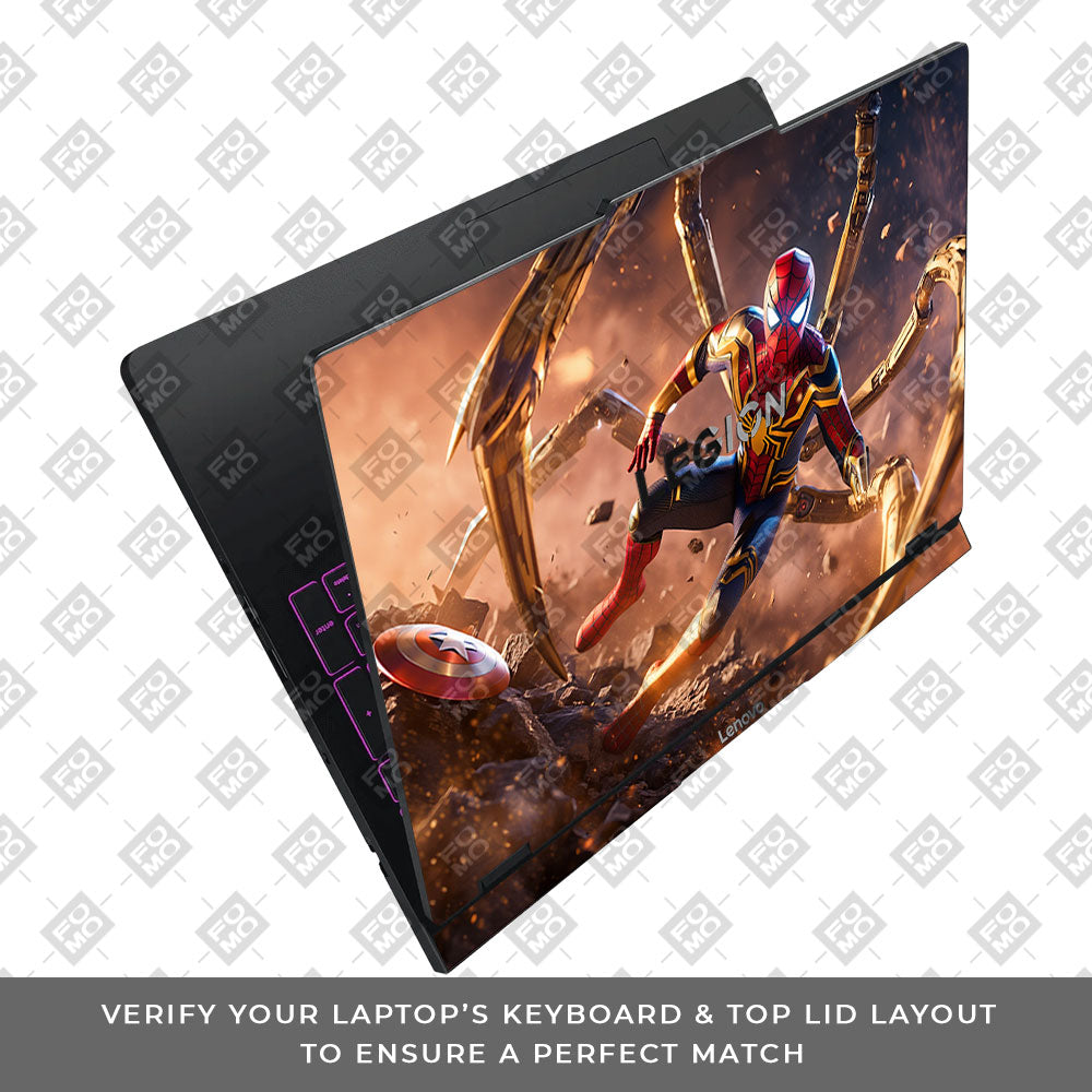 Spider Man Mech Arms Lenovo Legion Pro 5 16IAX10 Laptop Skin