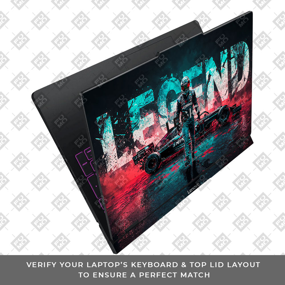 F1 Legend Racer Lenovo Legion Pro 5 16IAX10 Laptop Skin