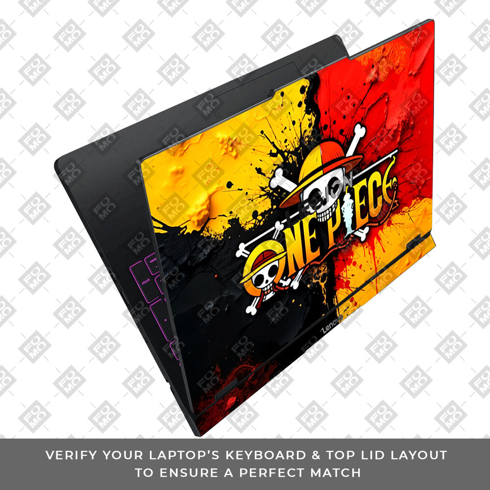 One Piece Paint Splash Lenovo Legion Pro 5 16IAX10 Laptop Skin
