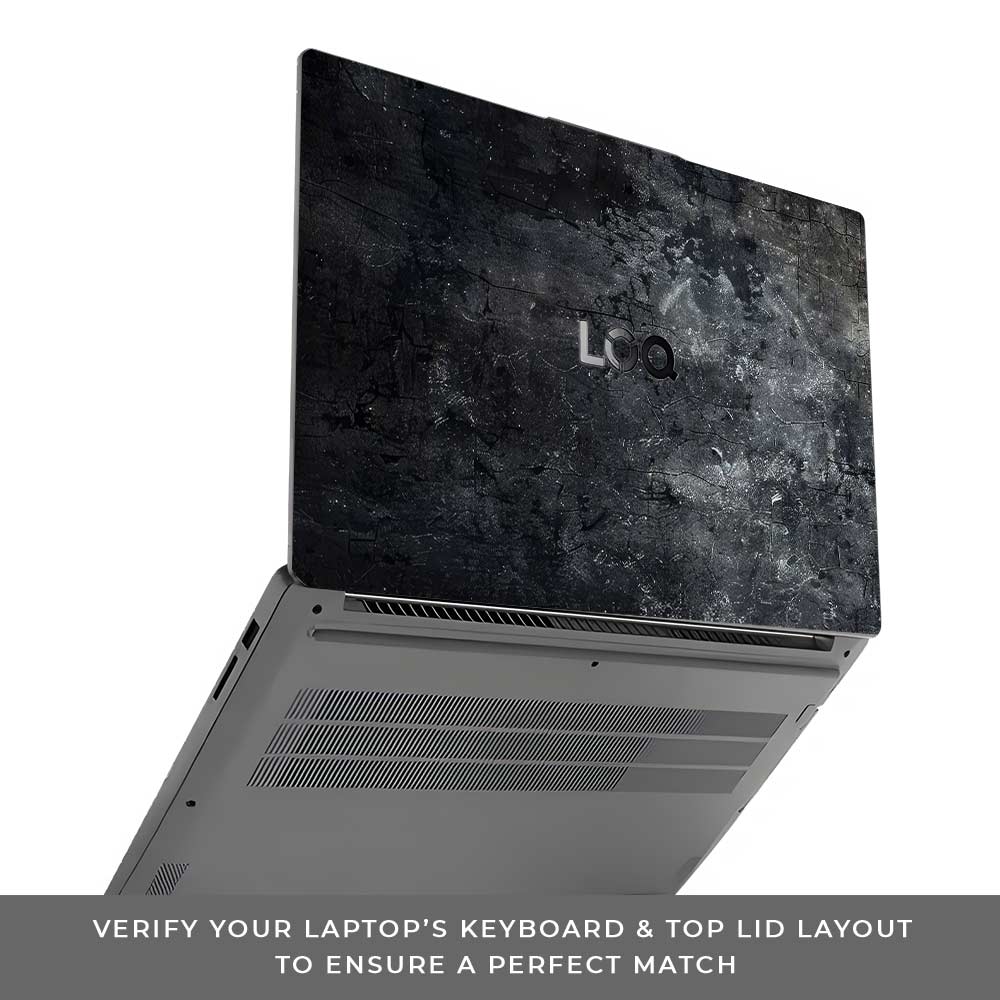 Dark Slate Armor Lenovo LOQ Essential 15IAX9E Laptop Skin